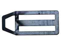 Пряжка двухщелевая с полукольцом, алюм, scorpena