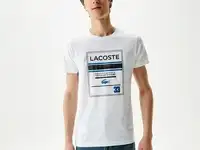 Мужская футболка lacoste slim fit