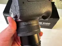 камера canon r100 с объективом 18-45 новая, фотография 3