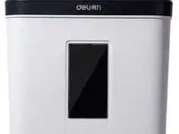 Шредер deli e9939 белый (секр.p-4)/фрагменты/5лист./12лтр./скобы