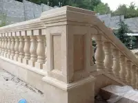 Продам каменные перила, тумбы, балюстрады на заказ. Мрамор, гранит, оникс