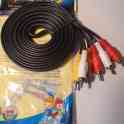 Кабель шнур три 3 тюльпана 3 RCA M/M, 3 метра для DVD ДВД аудио и тд, фотография 2