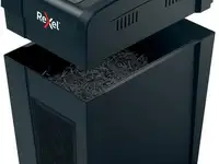 Шредер rexel secure x10-sl черный (секр.p-4)/перекрестный/10лист./18лтр./скрепки/скобы