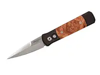 Складной нож pro-tech godson 706, сталь 154cm, рукоять алюминий/кость