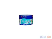 Диски cd-r 80min 700mb verbatim  52x shrink/50 ink print 