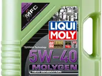 Cинтетическое моторное масло liquimoly molygen new generation 5w40 5 л
