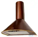 Вытяжка каминная elikor эпсилон 50п-430-п3л медный антик