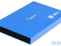 Gembird ee2-u3s-56 внешний корпус 2.5" синий металлик, usb 3.0, sata, алюминий