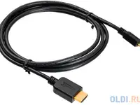 Кабель hdmi - microhdmi 3.0м buro microhdmi-hdmi-3 черный