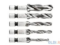 Набор сверл-метчиков dewalt dt50060-qz 5шт