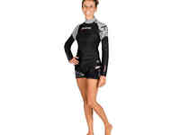 Гидрокостюм mares ultraskin l/s, нейлон-мембрана-флис, футболка с длинным рукавом, женская