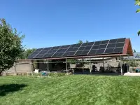 Электромонтаж. Солнечные электростанции. Установка солнечных панелей., фотография 6