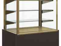 Витрина кондитерская Carboma KC70 VM 1,3-1 Light, шоколад / золото)
