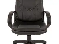 Офисное кресло стандарт ст-68 россия экокожа черн.