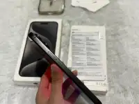 iphone 15pro Max Black titan 256gb, фотография 2