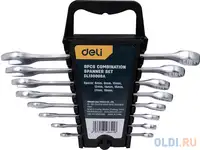 Набор комбинированных гаечных ключей 8 шт deli dl130008a спецификация: 6 мм,