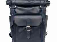 Кожаный рюкзак для ноутбука eliot dark blue