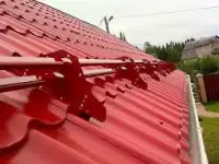 Установка снегозадержателей, фотография 3