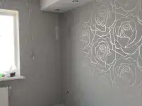 Поклейка обоев, декоративная штукатурка, фотография 5