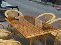 Элегантные столы и стулья из ротанга  идеальное сочетание стиля и комфорта!, фотография 6