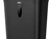 Шредер deli et014 черный с автоподачей (секр.p-4) фрагменты 5лист. 10лтр. пл.карты