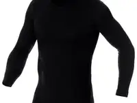 Термокофта brubeck men comfort wool black, фотография 12