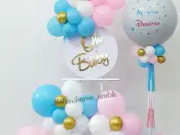 Гелиевые шары, фотозоны, оформление праздников, фотография 12