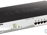 Коммутатор d-link dgs-1210-10mp/fl 8g 2sfp 8poe+ 130w управляемый