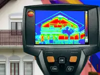 определить месторасположение труб отопления (теплого пола) в полу; проверить равномерность прогрева отопительных приборо, фотография 3