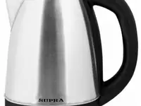 Чайник электрический supra kes-1596 1500 вт серебристый чёрный 1.5 л нержавеющая
