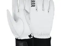 Перчатки terror 21-22 leather gloves white, фотография 11