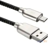 Кабель microusb 1м acd acd-u926-m1b круглый черный