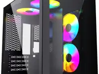 Корпус microatx powercase vision micro без бп чёрный