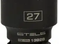 Головка ударная шестигранная, 27 мм, 1/2", crmo // stels