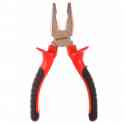 Плоскогубцы комбинированные 180 мм никелированные двухкомпонентные рукоятки rexant, фотография 4