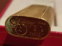 Винтаж 1982г Cartier позолоченная зажигалка, фотография 4