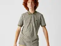 Рубашка поло из хлопка lacoste fashion show edition unisex