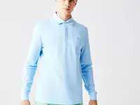 Мужское поло lacoste с длинными рукавами