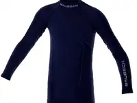 Термокофта brubeck active wool junior blue, фотография 5