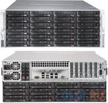 Серверный корпус 4u supermicro cse-847be1c4-r1k23lpb 2 х 1200 вт чёрный