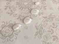 Скатерть тефлоновое покрытие, люрексом из Испании Murillo Plata 160 см, фотография 5