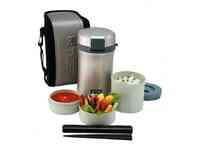 Термос tiger lwu-b170 с контейнерами для еды