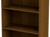 Шкаф (стеллаж) "канц", 700х330х1130 мм, 2 полки, цвет орех пирамидальный, шк39.9