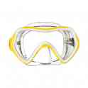Маска для плавания mares comet, для детей - ц.обт.прозрачный, ц.р.бело-желтый, фотография 2