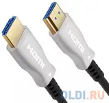 Кабель hdmi 20м telecom tcg2020-20m круглый черный серебристый