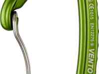 Карабин венто скалолазный лайт со скобой зеленый