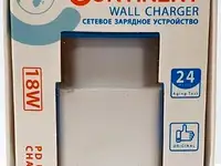 Зарядное устройство continent pn18-101wt/l 3 а usb-c белый