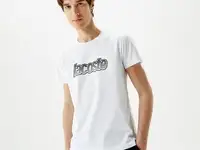 Женская футболка lacoste oversize fit из хлопка