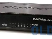 Planet 8-port 10/100mbps fast ethernet switch, metal