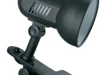 Camelion h-035 с02 черный (светильник прищепка, метал., 220в, 60вт)